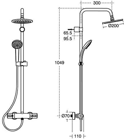 Ideal Standard A5827AA Ceratherm 100 Dual Shower Pack