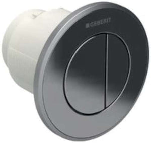 Geberit 116.056. KN. 1í«Ì_Ì_ÌÎ̝ÌÎ̥í«ÌÎ_10, Recessed, Remote Control for Dual Flush Pneumatic Button, for Sigma 8í«ÌÎ_cm Chrome matt/Shiny Chrome/matt Chrome