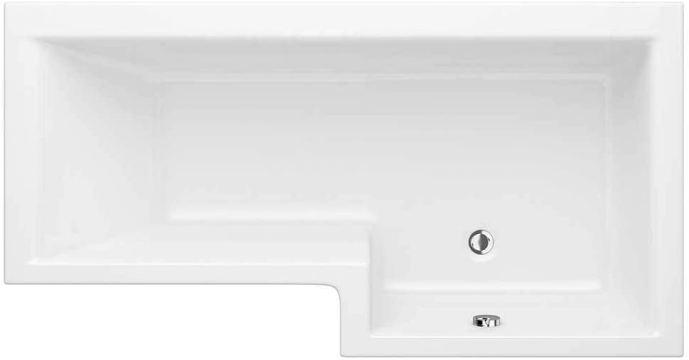 Synergy Elite L Shape 1675mm Right Hand Standard Shower Bath