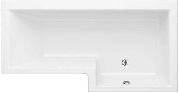 Synergy Elite L Shape 1675mm Right Hand Standard Shower Bath