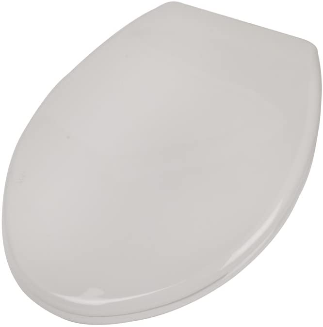 Twyford Option Oval White WC Toilet Seat Acrylic Bottom Fix Hinges
