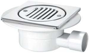cabinetsforbathrooms McAlpine VSG1T6SS SHALLOW TRAP for Tiled Floor/Wet Room - Color : Chrome Finish