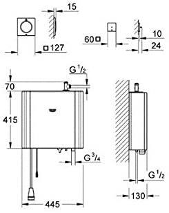 Grohe Steam Generator F-Digital Deluxe 27934000åÊ(Import Germany)