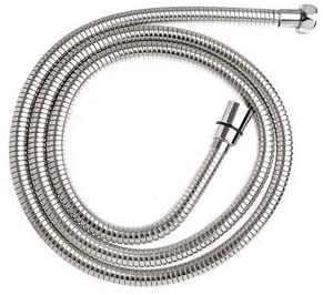 Croydex 1.5 - 2.1m Stainless Steel Reinforced Stretch Shower Hose with 7mm Bore
