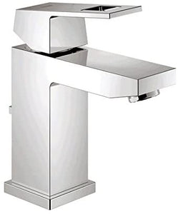 Grohe 23127000 Eurocube single lever basin mixer with pop-up waste set, S-Size, chrome
