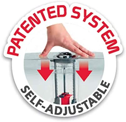 Macdee Wirquin One Mechanical Dual Flush Valve - Lid-Lock Self Adjustable 260-400 - 10120440