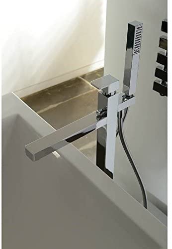 Abode FERVOUR Floor Standing Bath Filler with Shower Handset - AB1248