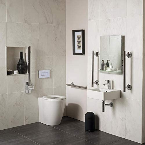 Ideal Standard S6406AA Concept Freedom Ensuite Bathroom Pack with 40cm Basin & Raised Height Standard Projection Back-to-Wall WC