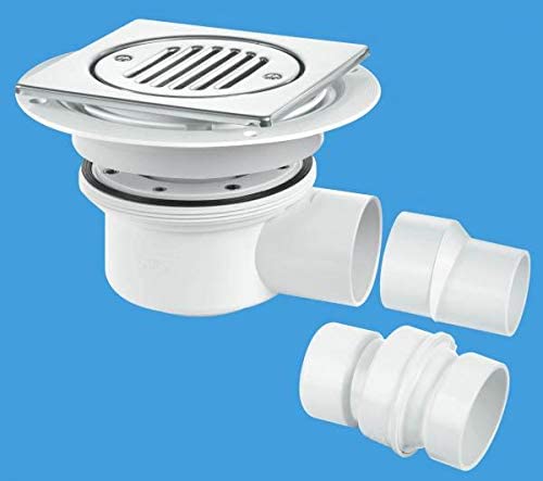 TSG52T6SS: Wet Room Shower Gullies - Two Piece Trap for Tiled Floors