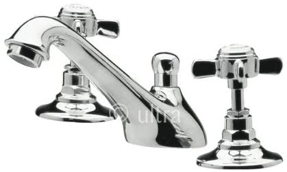 Ultra Beaumont 3 Tap Hole Basin Mixer Tap with Pop Up Waste