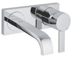 GROHE 19309000 Chrome Allure Two Hole Concealed Bathroom Basin Mixer