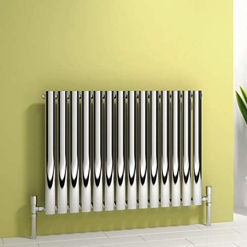 Reina Nerox Stainless Steel Horizontal Designer Radiator 600mm x 590mm Single Panel Polished