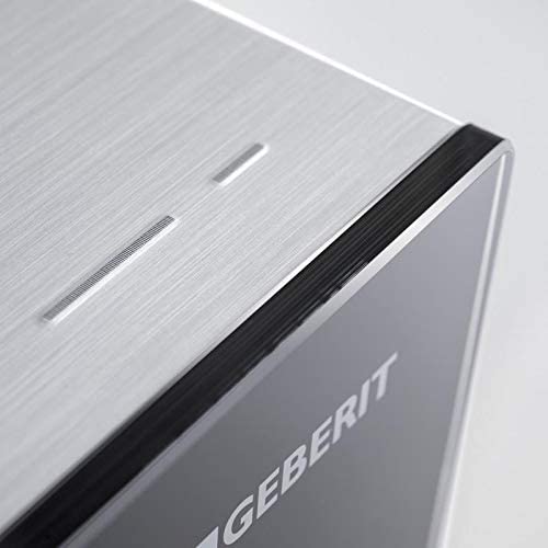 Geberit Monolith PLUS sanitary module for free-standing WC, 114cm, water connection at rear, centric, with connection bend, colour: Glass sand - 131.233.TG.5