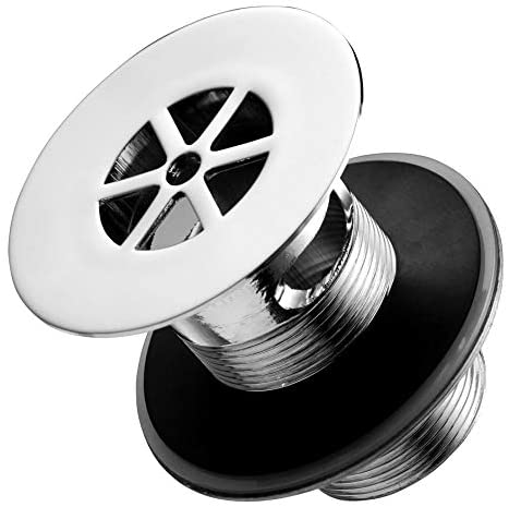 Ideal Standard S8725aa Chrome 1 1/2 Inch Slotted Strainer Waste,