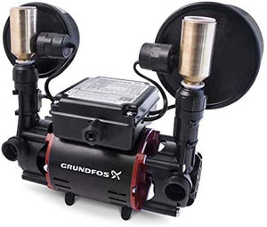 Grundfos STR2-2.0 CN 2.0 Bar Niagara Negative Head Twin Impeller Shower Pump