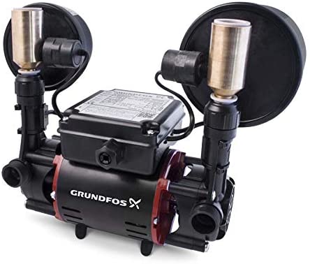 Grundfos STR2-2.0 CN 2.0 Bar Niagara Negative Head Twin Impeller Shower Pump
