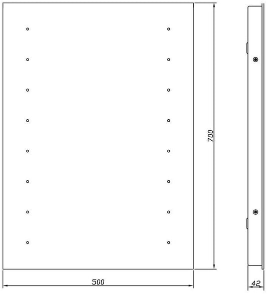 Arley Ranworth 16 LED 700 x 500mm Illuminated Mirror