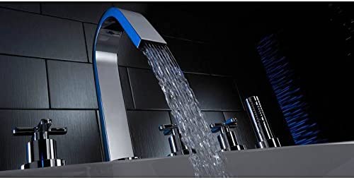Abode SERENITIE Deck Mounted 5 Hole Bath Shower Mixer with Shower Handset - AB1070