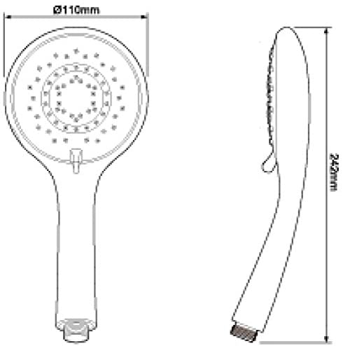 Triton Omnicare Style 9.5kW Electric Shower Thermostatic Grab Kit CINCSTY09WGRB