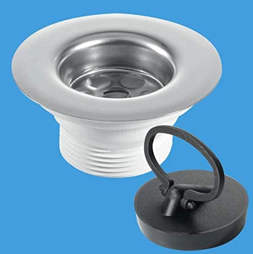 McAlpine 1 1/2‰ۡó� 85mm Flange Centre Pin Sink Waste BSW6PR