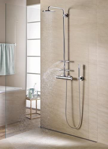 GROHE Grohtherm 2000 Thermostat with Integrated 2-Way Diverter for Bath or Shower with More Than one Shower, Final Assembly Set 19355001