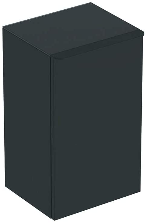 Geberit Smyle Square side cabinet, 500360, 36x60x32.6cm, with 1 door opening to the left, colour: White high gloss lacquer - 500.360.00.1