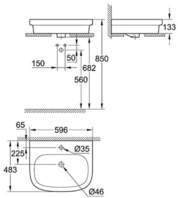GROHE 39337000 bathroom sink