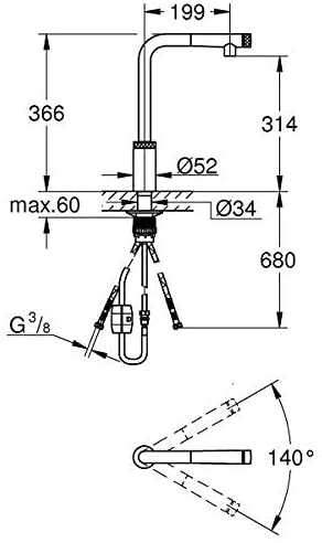 Grohe Zedra Sink Mixer Tap