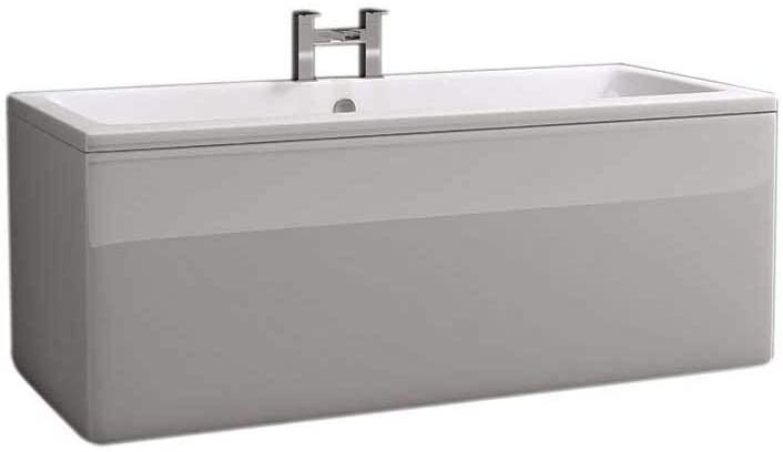 Synergy Berg Cubic 1700 x 700mm No Tap Holes Standard Double Ended Bath