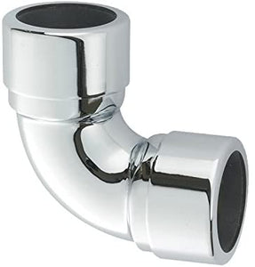 McAlpine 35A-CB Chrome Plated Brass 90 Degree Compression Bend