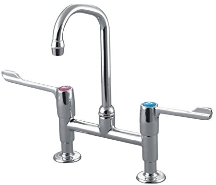 Armitage Shanks S8200AA Chrome Markwik Two Lever Kitchen Mixer Pillar