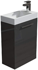 Synergy Quad 400mm Grey Vanity Unit