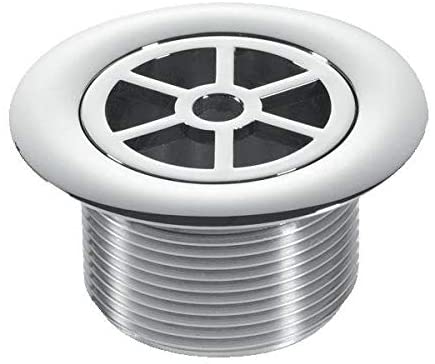 McAlpine 1̴_" Standard Shower Waste - 70mm CP Brass STW70CPB