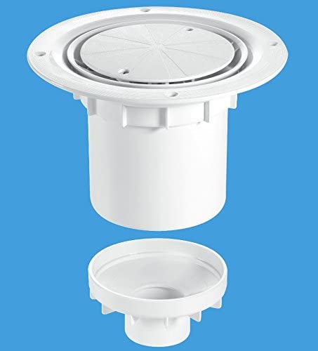 McAlpine TSG2WH Vertical Outlet Shower Gulley (White)