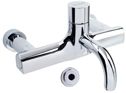 Twyford SF1129CP Sola Thermostatic Wall Mounted Surgeons Mixer Infrared, Fixed Spout