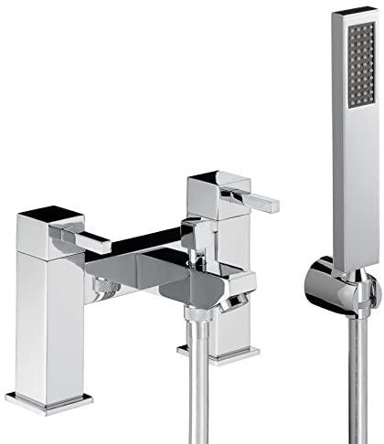 Abode Zeal Deck Mounted Bath Shower Mixer with Shower Handset - AB1284
