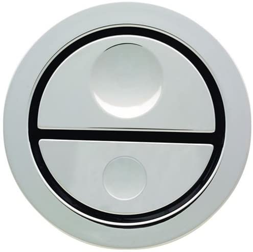 Geberit Pneumatic Dual Flush Chrome Toilet Push Button for AP109 Cisterns 241.413.21.1, Multi-Colour
