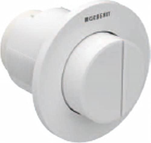 Geberit 116.056. KJ. 1í«Ì_Ì_ÌÎ̝ÌÎ̥í«ÌÎ_10, Recessed, Remote Control for Dual Flush Pneumatic Button, for Sigma 8í«ÌÎ_cm, White Gloss/Chrome/White
