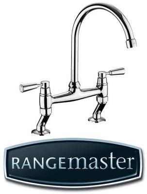 Rangemaster TBL3BF/BF Belfast Bridge Mixer TAP Brush Finish Kitchen