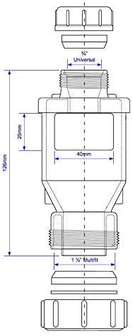 McAlpine 19/23mm One Piece Tun Dish TUN-6