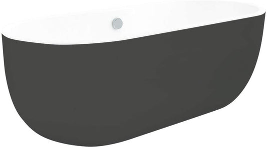 Synergy San Marlo 1655mm Black Double Ended Bath