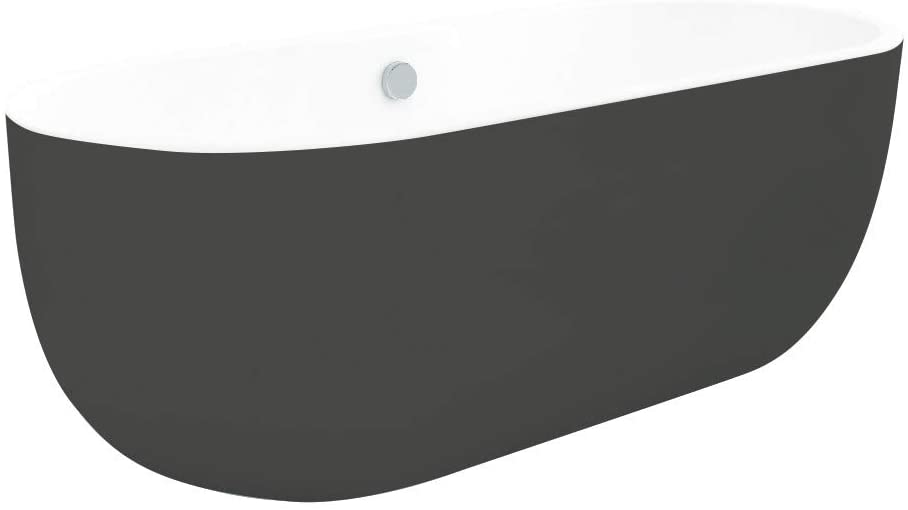 Synergy San Marlo 1655mm Black Double Ended Bath