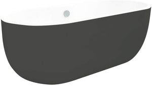 Synergy San Marlo 1655mm Black Double Ended Bath