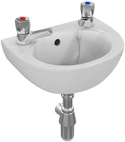 Armitage Shanks E893001 White Sandringham 21 350 mm Two Taphole