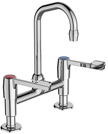 Armitage Shanks S8207AA Markwik Pillar Mixer Single Flow Lever 200 Nozzle