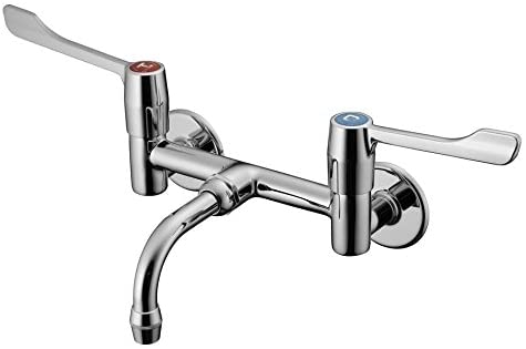 Armitage Shanks S8230AA Chrome Markwik Two Lever Wall Mount Basin Tap