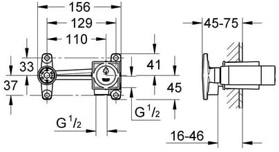 GROHE 23200000 | Single-Lever Concealed Body