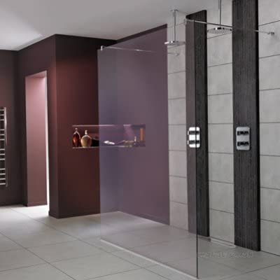 Ideal Standard L6221EO Silver Synergy 760 mm Wet Room Panel, Dual