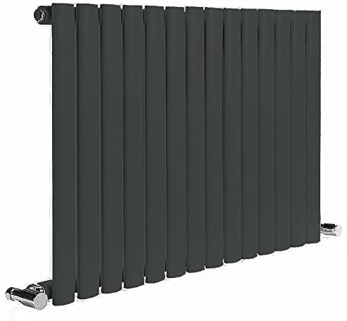 Reina Neva Anthracite Designer Radiator | 550 x 413 Double | RND-HNV7AD