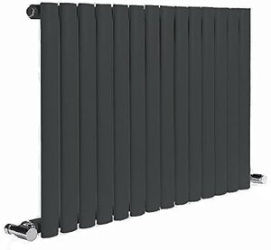 Reina Neva Anthracite Designer Radiator | 550 x 1003 Single | RND-HNV17A